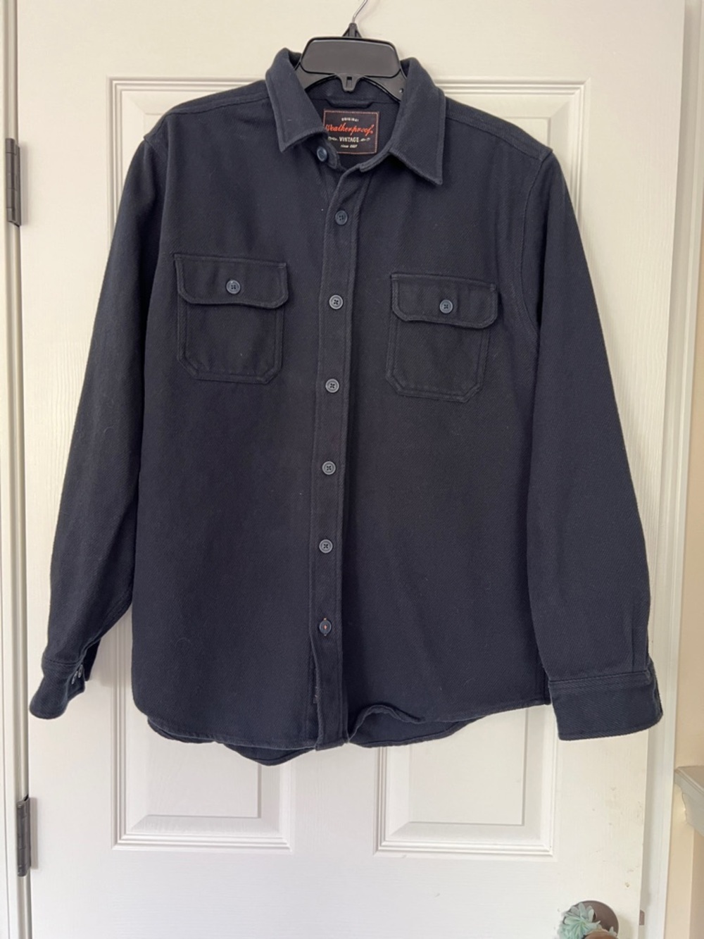 Men’s Weatherproof Vintage Shirt Jacket Navy